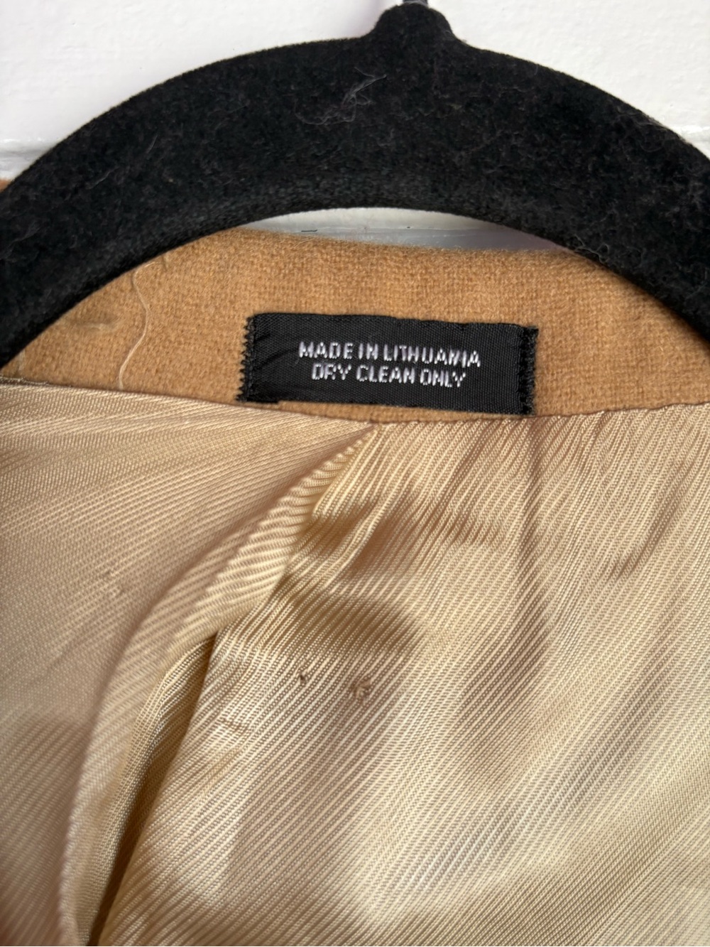 Oscar de la Renta Cashmere Wool Blend Camel Blazer Sport Coat Jacket Mens 40R - Picture 3 of 8